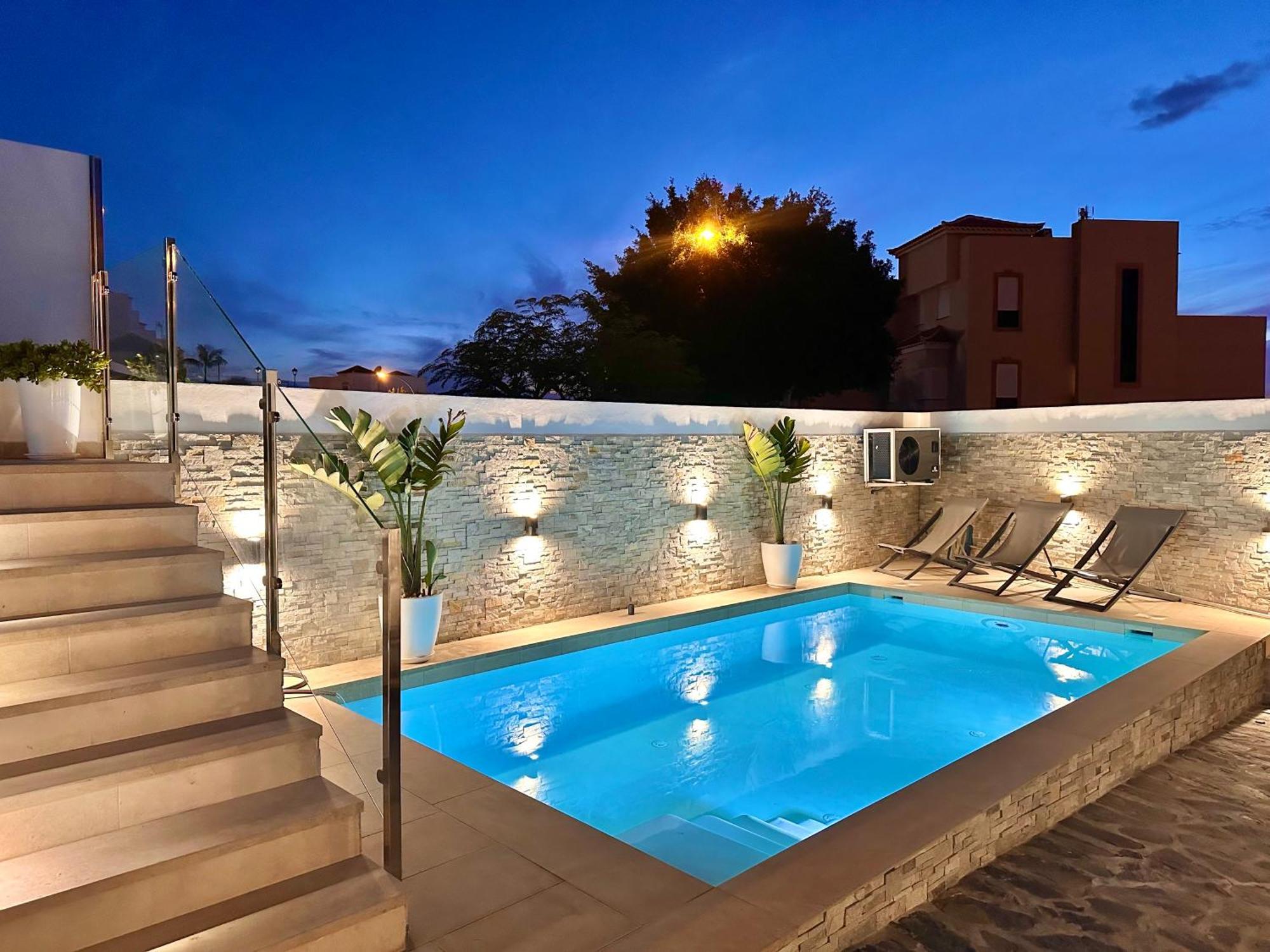 Luxury House Atlantico Private Heated Pool Appartement Costa Adeje  Buitenkant foto